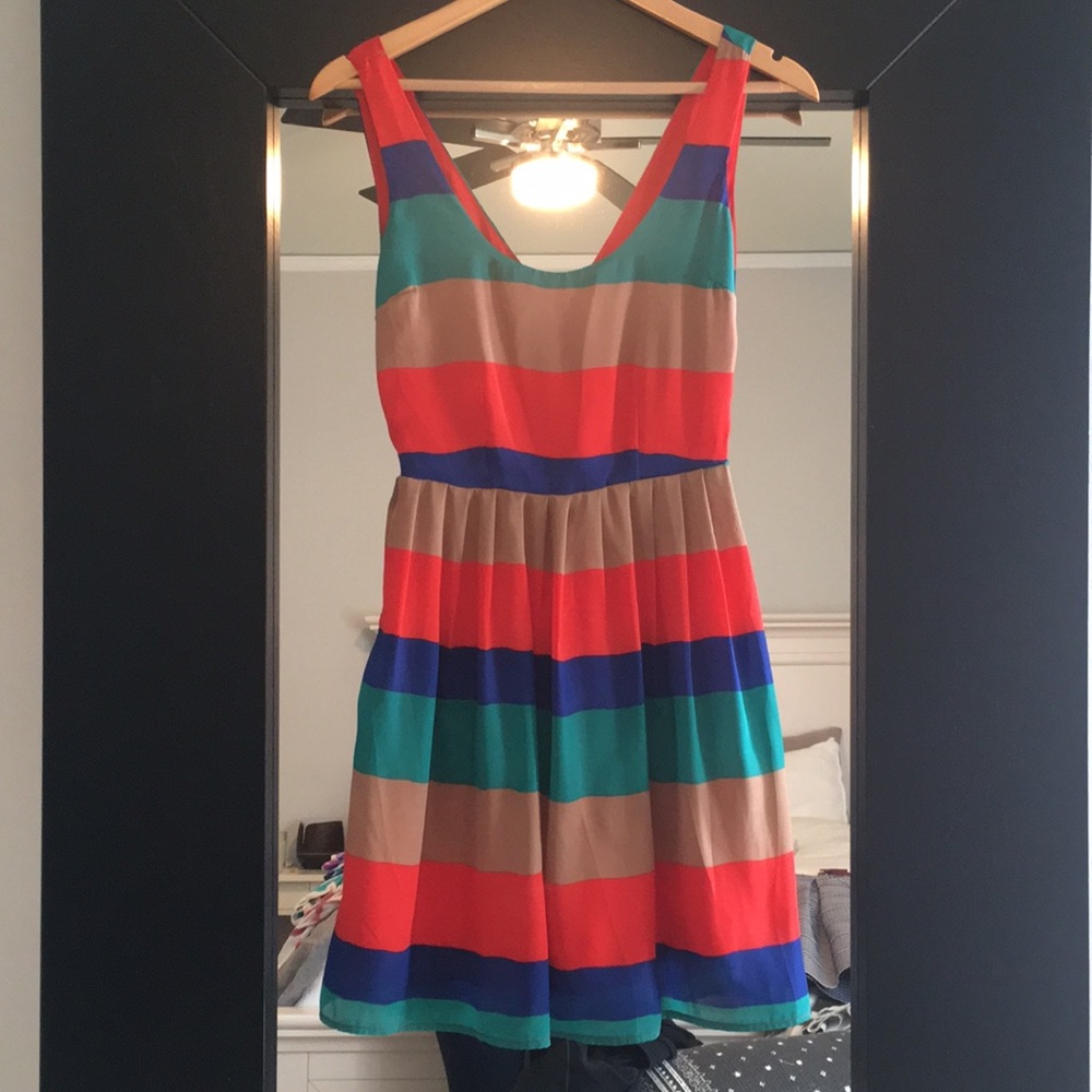 Jack silk striped dress